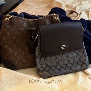 Used Coach and Louis Cross Body Purses